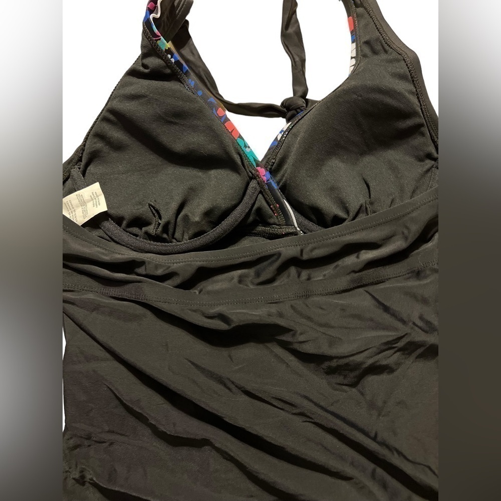 Island Escape plus size tankini swim top - Picture 4 of 6